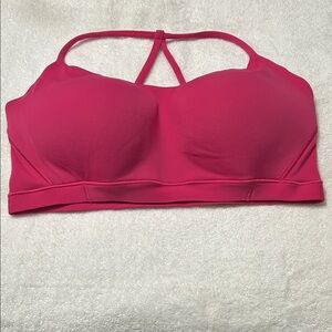 Gymshark Vibrant T-Strap Pink Sports Bra